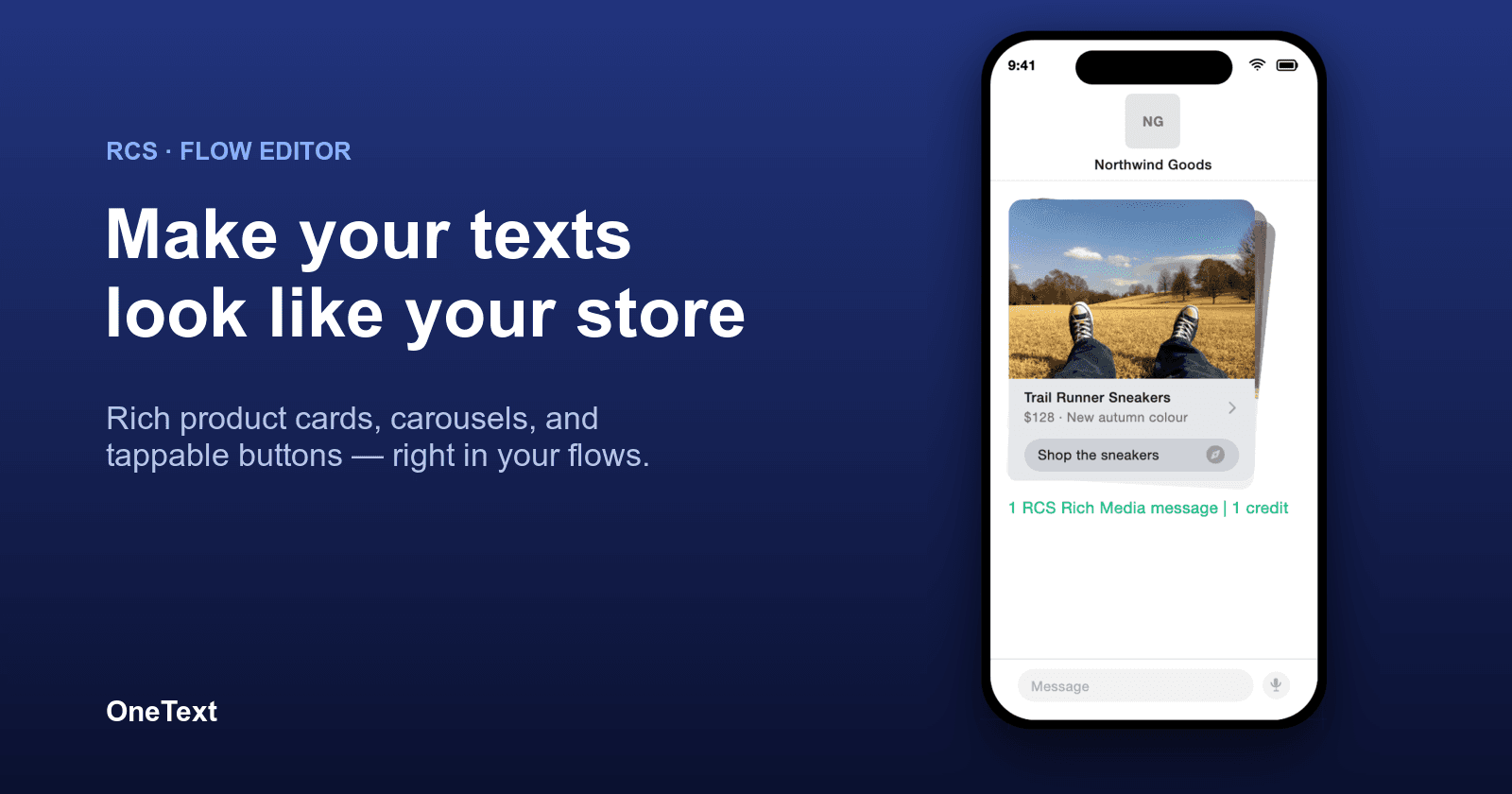 Make your texts look like your store, with RCS